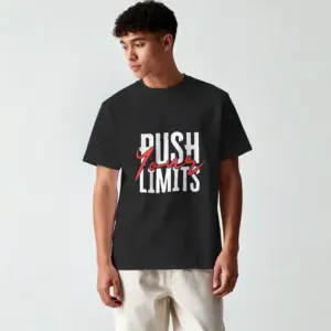 Push Your Limits T-shirt in Black - product photo