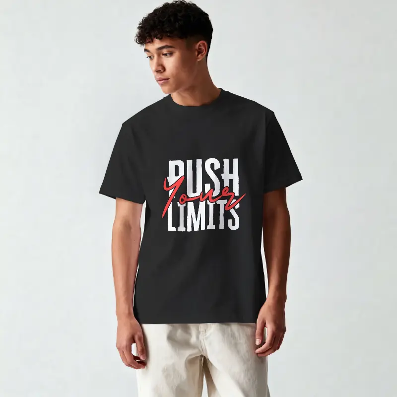 Push Your Limits T-shirt in Black - product photo