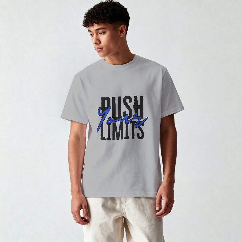 Push Your Limits T-shirt in Grey - product photo