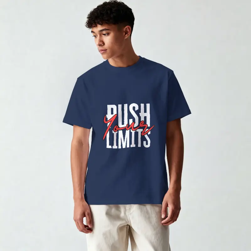 Push Your Limits T-shirt in Navy - product photo